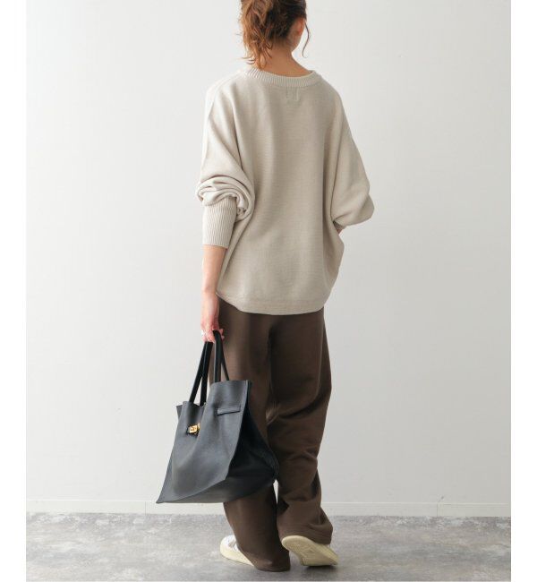 Spick and Span「《追加》バルキーヤーン ドルマンロングリブニット」|ニット・セーター|