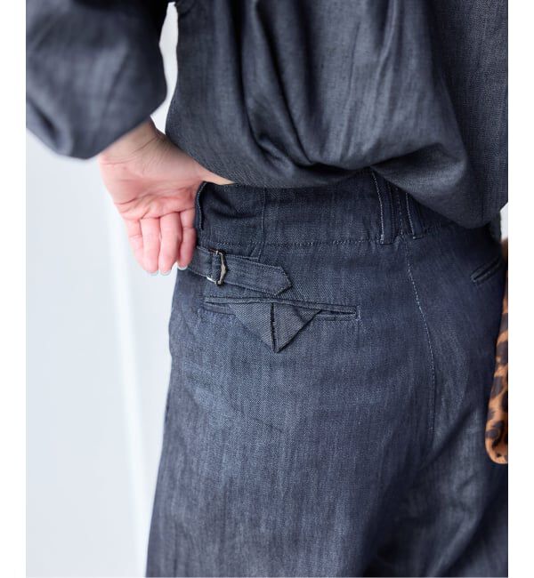 U by SPICK&SPAN「セルローススラックスデニム」|デニム|