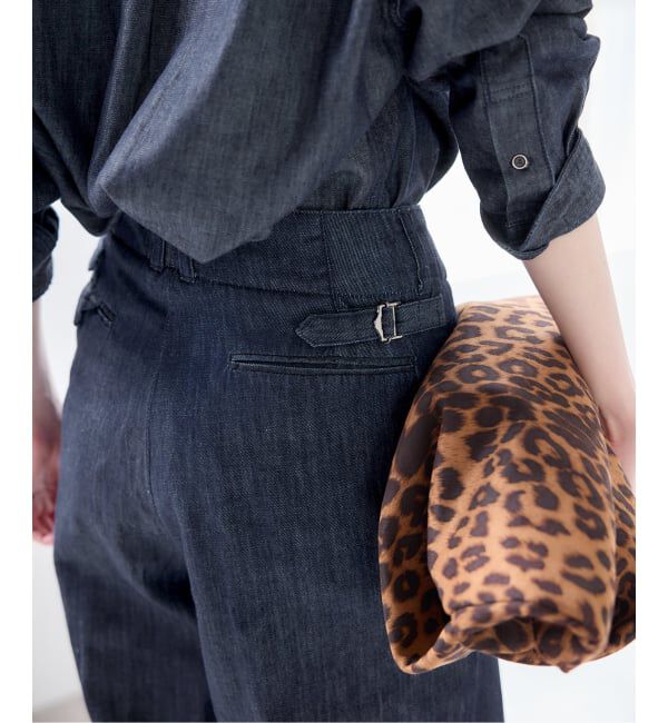 U by SPICK&SPAN「セルローススラックスデニム」|デニム|