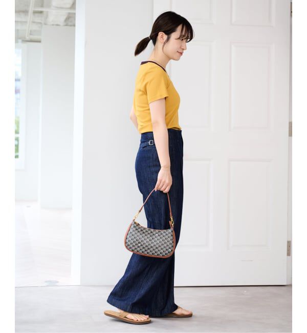 U by SPICK&SPAN「セルローススラックスデニム」|デニム|