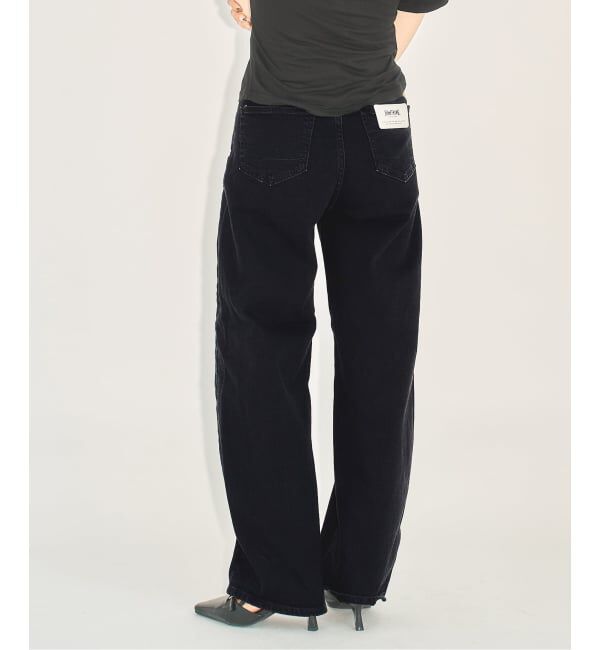 U by SPICK&SPAN「《 追加 / 新色 》SOMETHING / サムシング HANA CURVE TAPERED」|デニム|ブラック