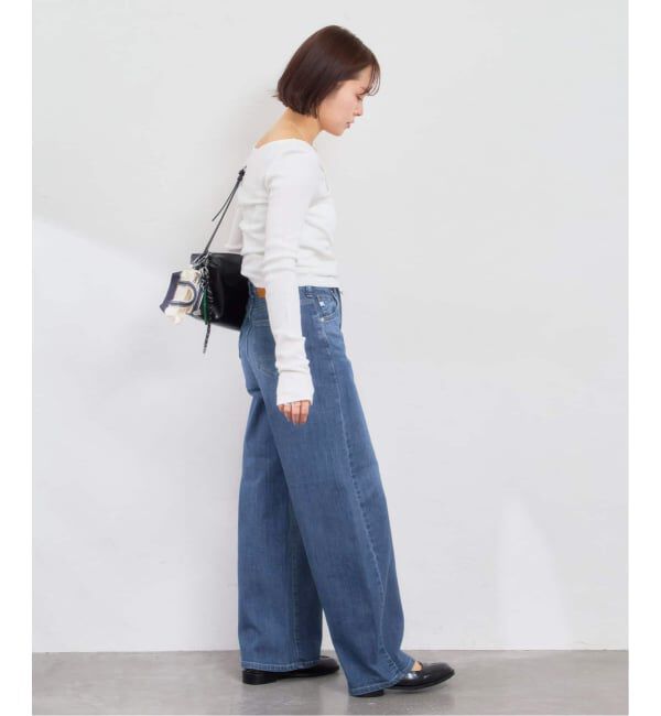 U by SPICK&SPAN「《 追加 / 新色 》SOMETHING / サムシング HANA CURVE TAPERED」|デニム|
