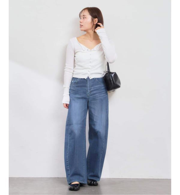 U by SPICK&SPAN「《 追加 / 新色 》SOMETHING / サムシング HANA CURVE TAPERED」|デニム|