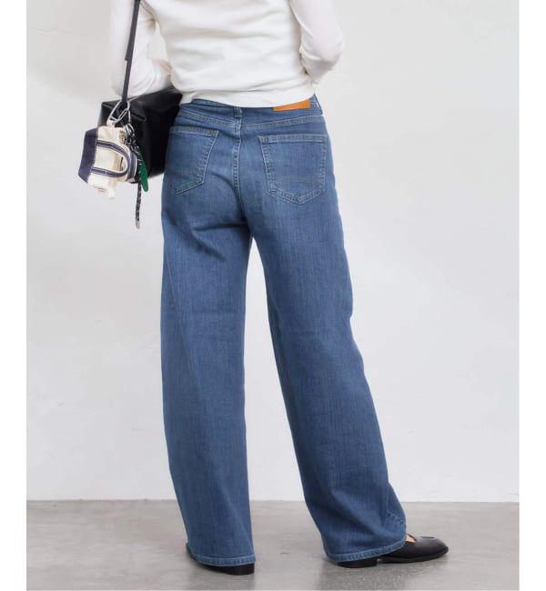 U by SPICK&SPAN「《 追加 / 新色 》SOMETHING / サムシング HANA CURVE TAPERED」|デニム|