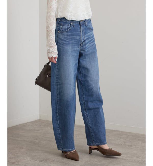 U by SPICK&SPAN「《 追加 / 新色 》SOMETHING / サムシング HANA CURVE TAPERED」|デニム|