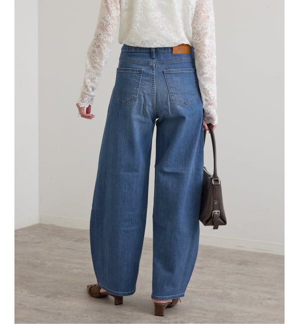 U by SPICK&SPAN「《 追加 / 新色 》SOMETHING / サムシング HANA CURVE TAPERED」|デニム|