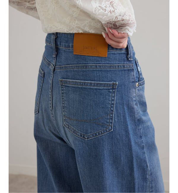 U by SPICK&SPAN「《 追加 / 新色 》SOMETHING / サムシング HANA CURVE TAPERED」|デニム|