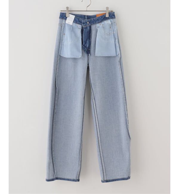 U by SPICK&SPAN「《 追加 / 新色 》SOMETHING / サムシング HANA CURVE TAPERED」|デニム|