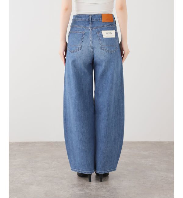 U by SPICK&SPAN「《 追加 / 新色 》SOMETHING / サムシング HANA CURVE TAPERED」|デニム|