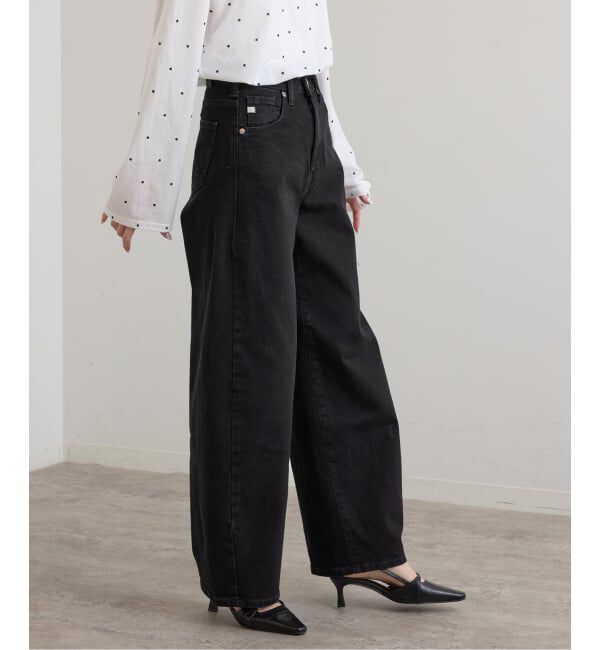 U by SPICK&SPAN「《 追加 / 新色 》SOMETHING / サムシング HANA CURVE TAPERED」|デニム|