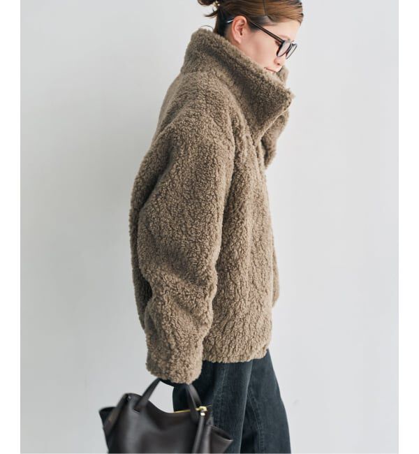 Spick and Span「《予約》スタンドZIPボアブルゾン」|その他|