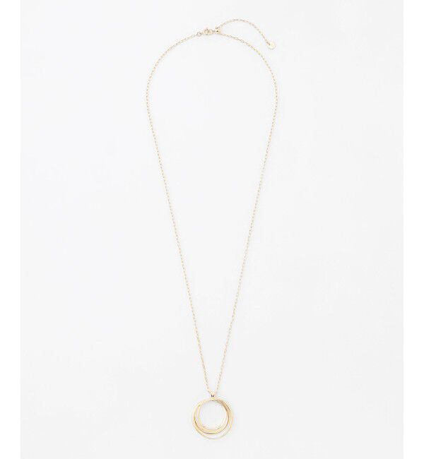 自由区「【カタログ掲載・シンプル上品】ワイヤーリングネックレス」|ネックレス|