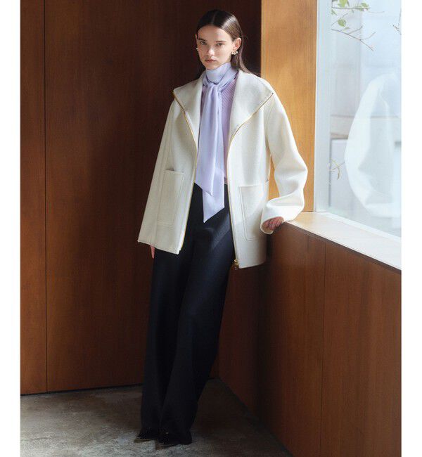 BEIGE,「ZION / ウールスタンドカラーショートコート」|その他|