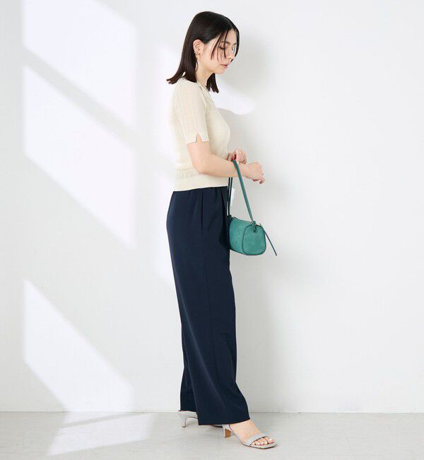 NOLLEY'S sophi「《セットアップ対応》NEW morisachiウォッシャブルツイルイージーワイドパンツ」|その他|