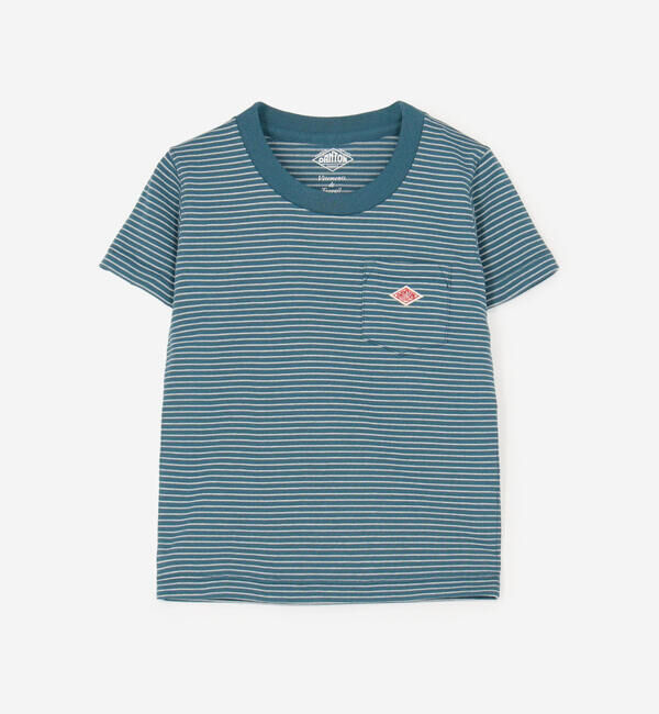 DANTON「DANTON | キッズ ポケットTシャツ STRIPE」|その他|BLUE系1