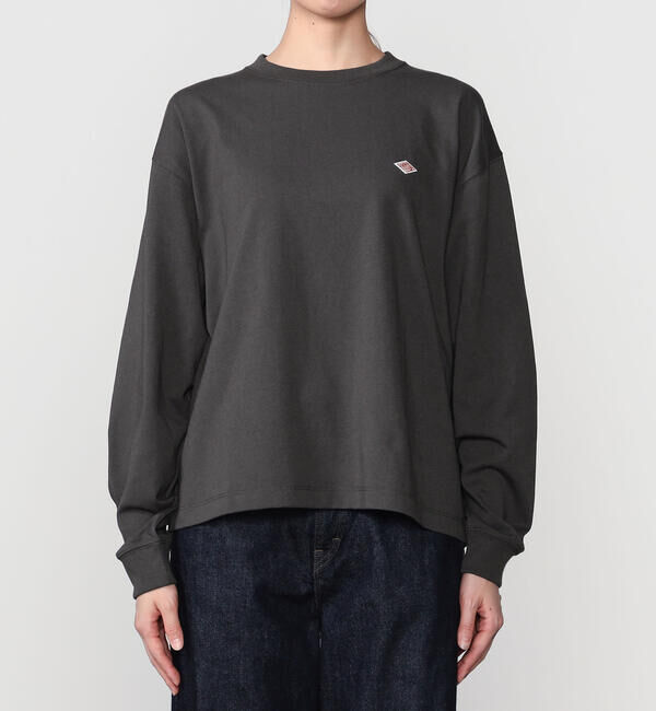 DANTON「DANTON | クルーネック 長袖Tシャツ SOLID WOMEN」|Tシャツ・カットソー|