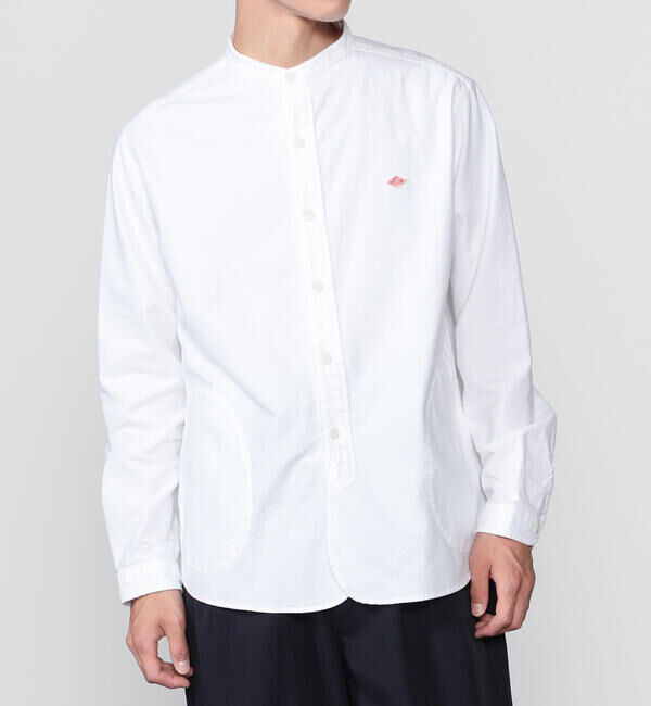 DANTON「DANTON | オックスフォード バンドカラーシャツ SOLID MEN」|シャツ・ブラウス|