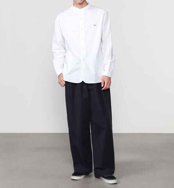 DANTON「DANTON | オックスフォード バンドカラーシャツ SOLID MEN」|シャツ・ブラウス|