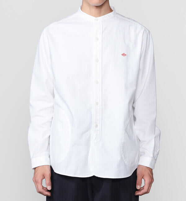 DANTON「DANTON | オックスフォード バンドカラーシャツ SOLID MEN」|シャツ・ブラウス|