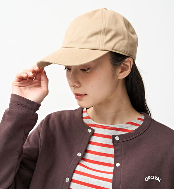 ORCIVAL「ORCIVAL | コットンツイル 6パネルキャップ UNISEX」|キャップ・キャスケット|