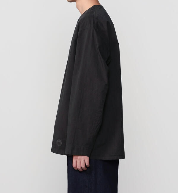 ORCIVAL「ORCIVAL | コットンツイル ノーカラー シャツ MEN」|シャツ・ブラウス|