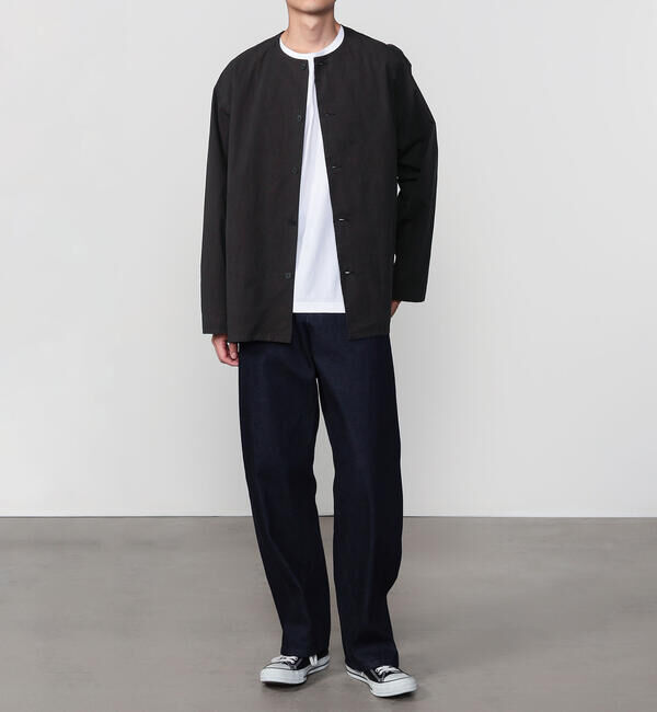ORCIVAL「ORCIVAL | コットンツイル ノーカラー シャツ MEN」|シャツ・ブラウス|