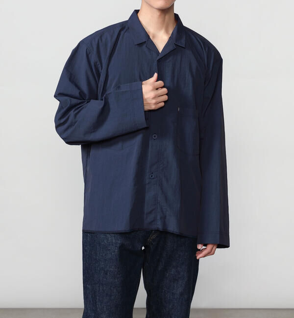  「MORIKAGE SHIRT KYOTO |〈別注〉オープンカラーシャツ MEN」|シャツ・ブラウス|NAVY