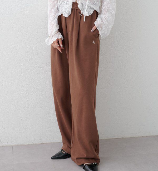  「ループチャームスウェットパンツ」|チノ|