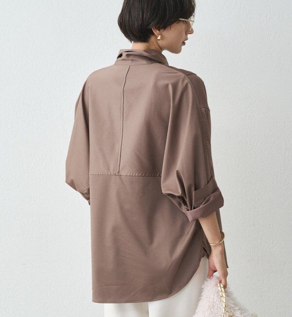  「《WEB限定/大人気につきリバイバル/累計販売１万枚達成》サテンBIGシャツ」|シャツ・ブラウス|