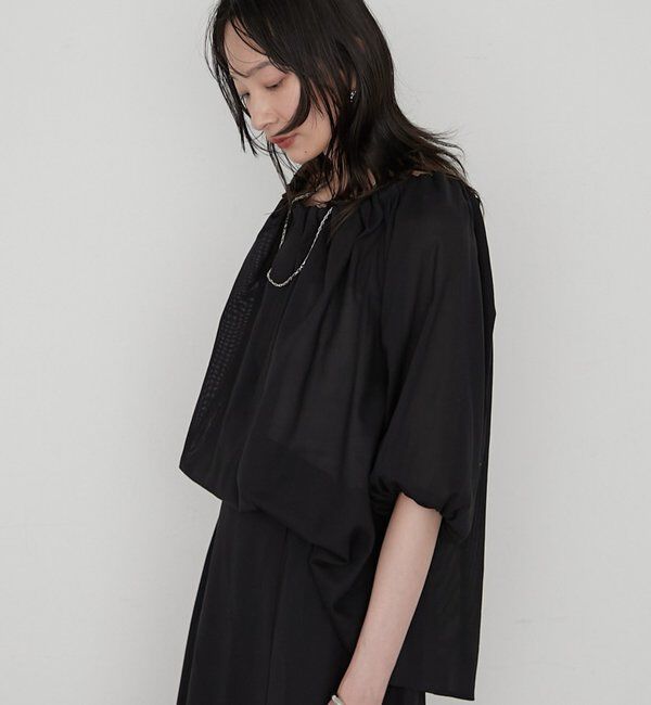  「《セットアップ可》【JAPAN MADE】カラミメッシュオフショルプルオーバー」|シャツ・ブラウス|