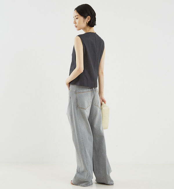 The Store by C' 「【DARKPARK】INES FOLD OVER DENIM ASIAN FIT」|デニム|