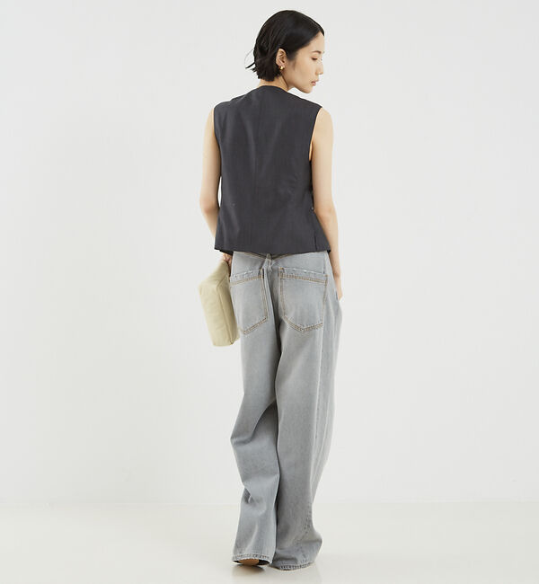 The Store by C' 「【DARKPARK】INES FOLD OVER DENIM ASIAN FIT」|デニム|