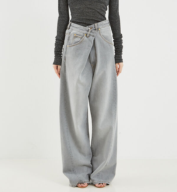 The Store by C' 「【DARKPARK】INES FOLD OVER DENIM ASIAN FIT」|デニム|