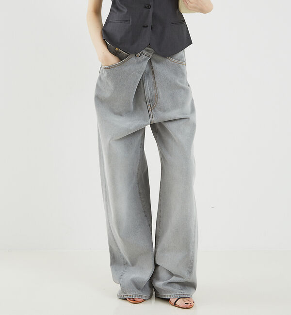 The Store by C' 「【DARKPARK】INES FOLD OVER DENIM ASIAN FIT」|デニム|