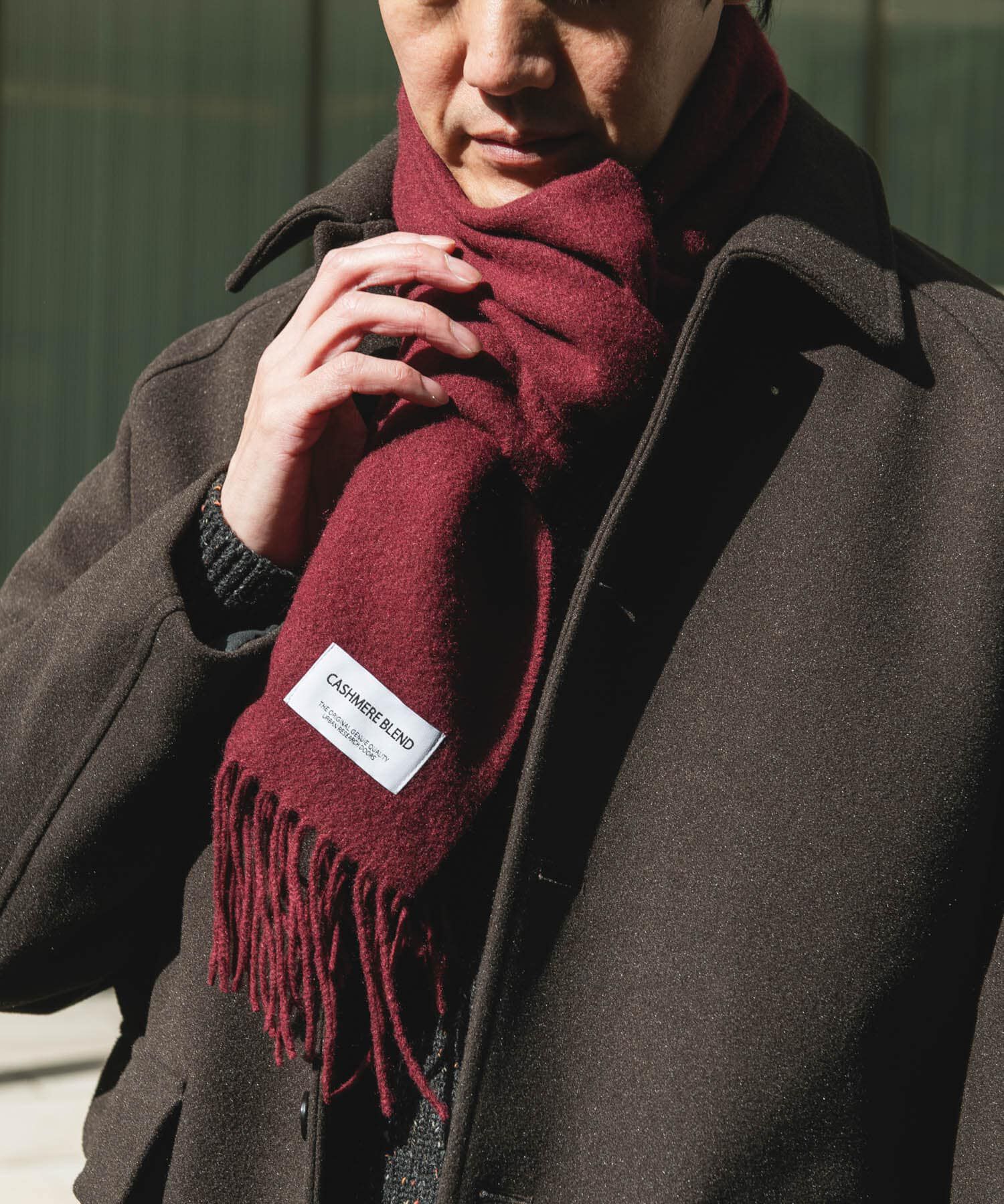 URBAN RESEARCH DOORS「カシミヤブレンドマフラー」|マフラー|レッド系その他