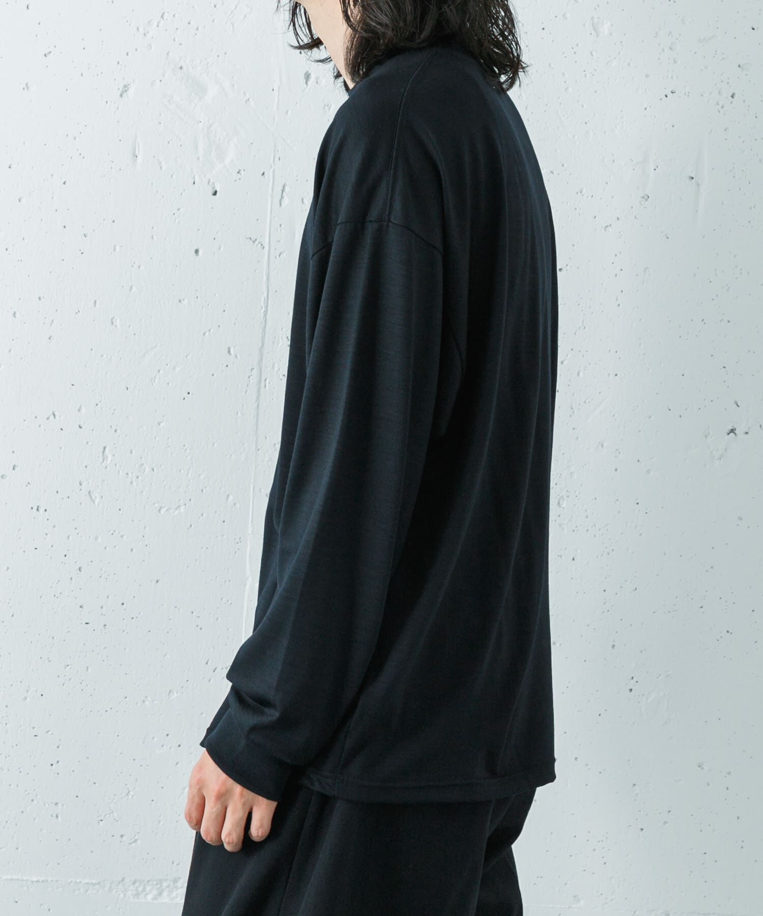 URBAN RESEARCH「『洗濯可』new basic　WASHABLE MERINO WOOL LONG-SLEEVE」|Tシャツ・カットソー|