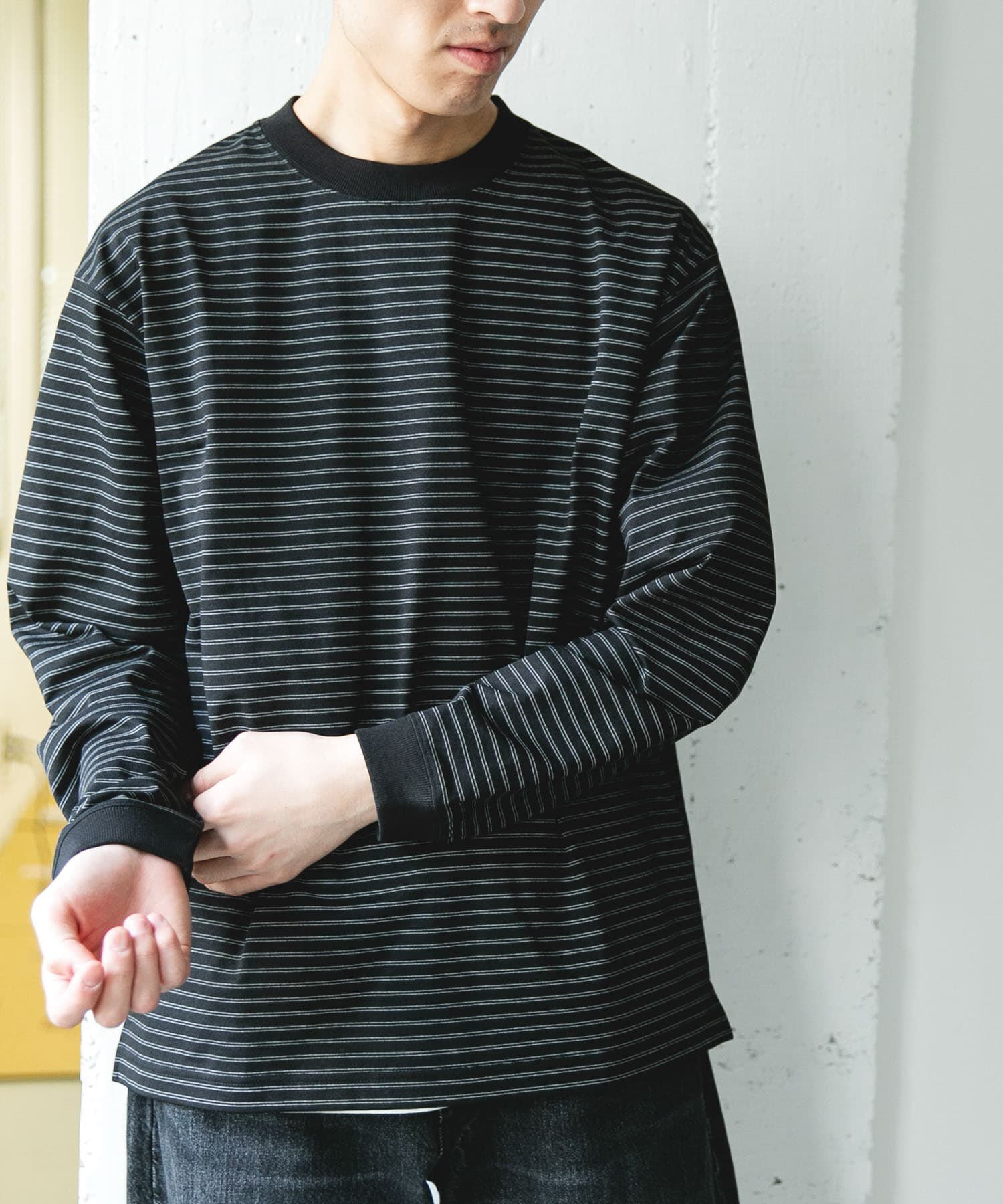 URBAN RESEARCH DOORS「『吸水速乾/接触冷感/ｲｰｼﾞｰｹｱ』ｸｲｯｸﾄﾞﾗｲ ﾛﾝｸﾞｽﾘｰ 」|Tシャツ・カットソー|