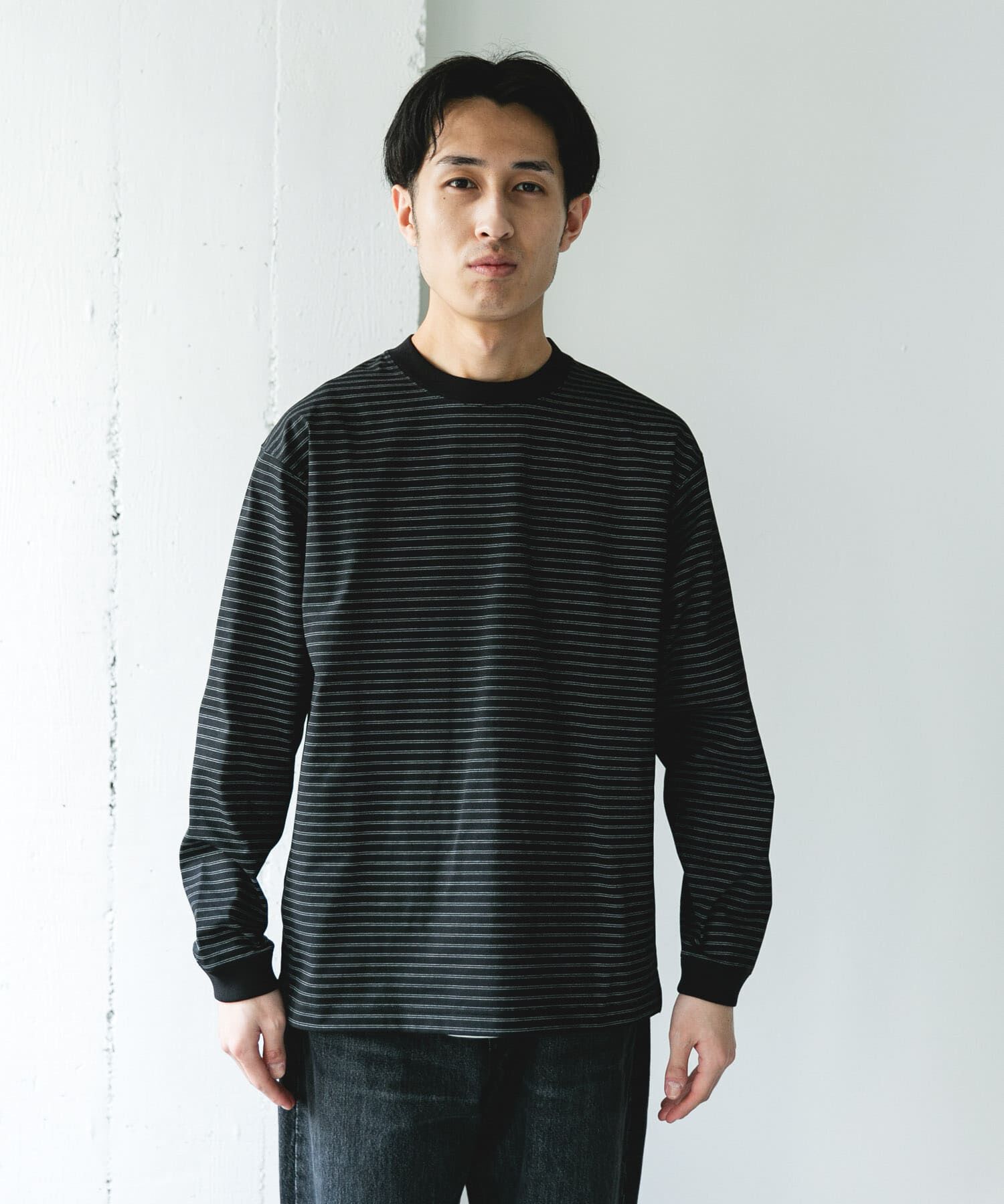 URBAN RESEARCH DOORS「『吸水速乾/接触冷感/ｲｰｼﾞｰｹｱ』ｸｲｯｸﾄﾞﾗｲ ﾛﾝｸﾞｽﾘｰ 」|Tシャツ・カットソー|