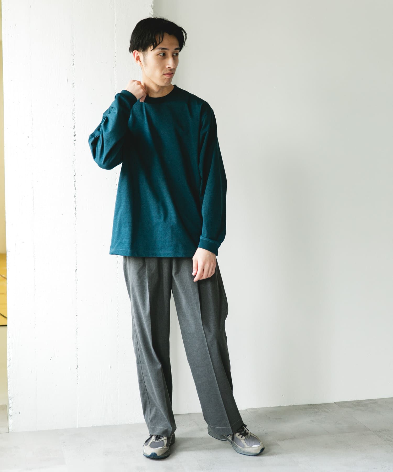 URBAN RESEARCH DOORS「『吸水速乾/接触冷感/ｲｰｼﾞｰｹｱ』ｸｲｯｸﾄﾞﾗｲ ﾛﾝｸﾞｽﾘｰ 」|Tシャツ・カットソー|