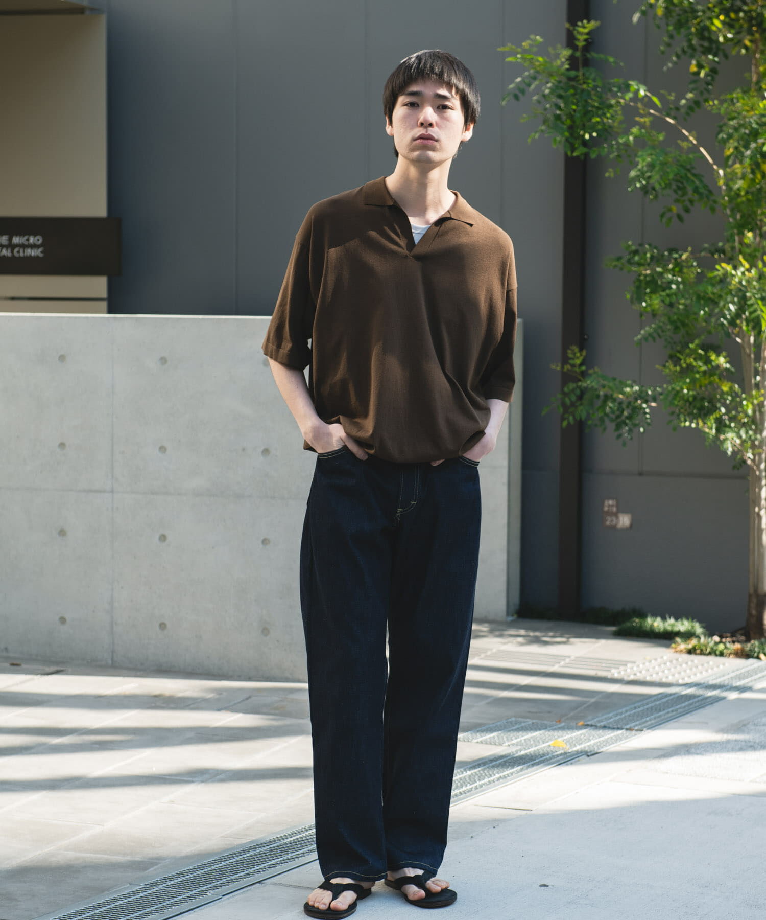 URBAN RESEARCH DOORS「『仁村紗和さん着用』『UR TECH』サマシェア スキッパーニット」|ニット・セーター|