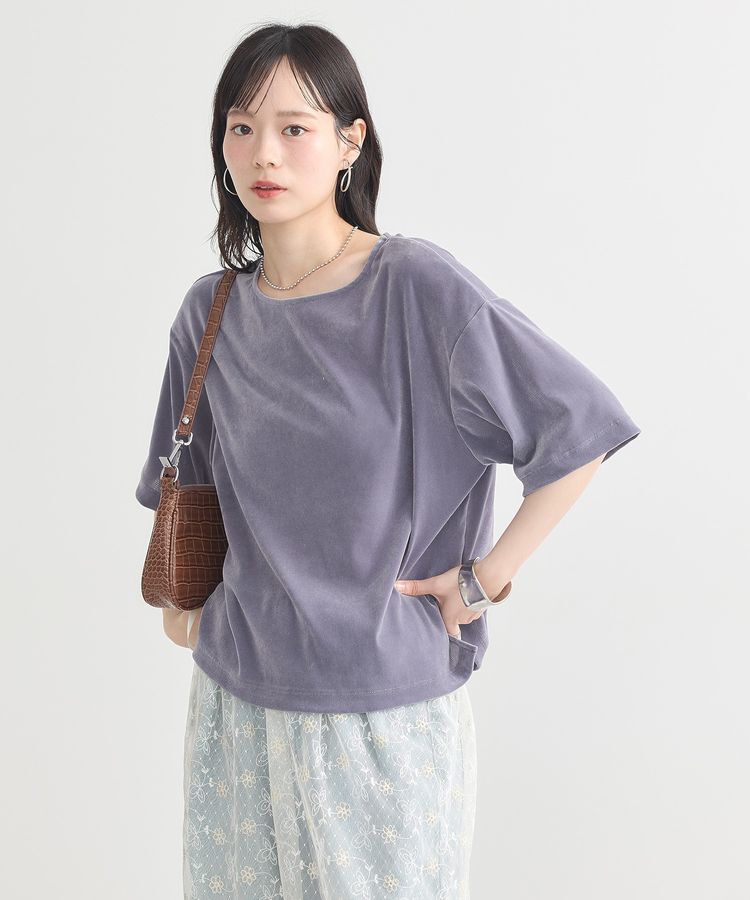 earth music&ecology「シアーベロアTee」|Tシャツ・カットソー|