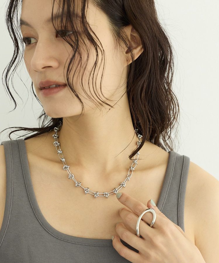 GARAGE OF GOOD CLOTHING「エンタングルチェーンネックレス」|ネックレス|Silver