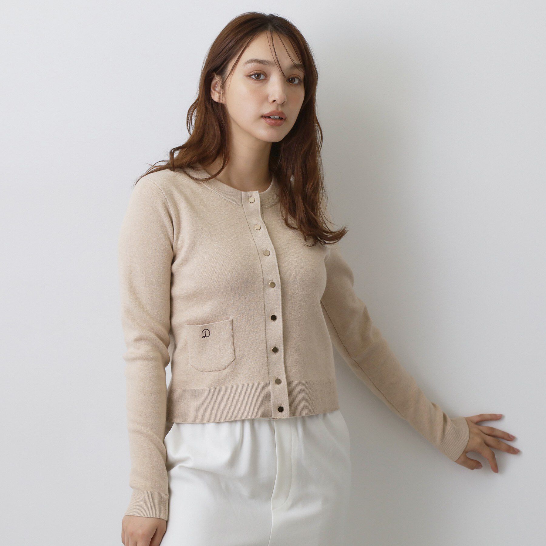 DRESSTERIOR「【5色展開】ウォッシャブルコットンカシミヤ混カーディガン」|カーディガン|