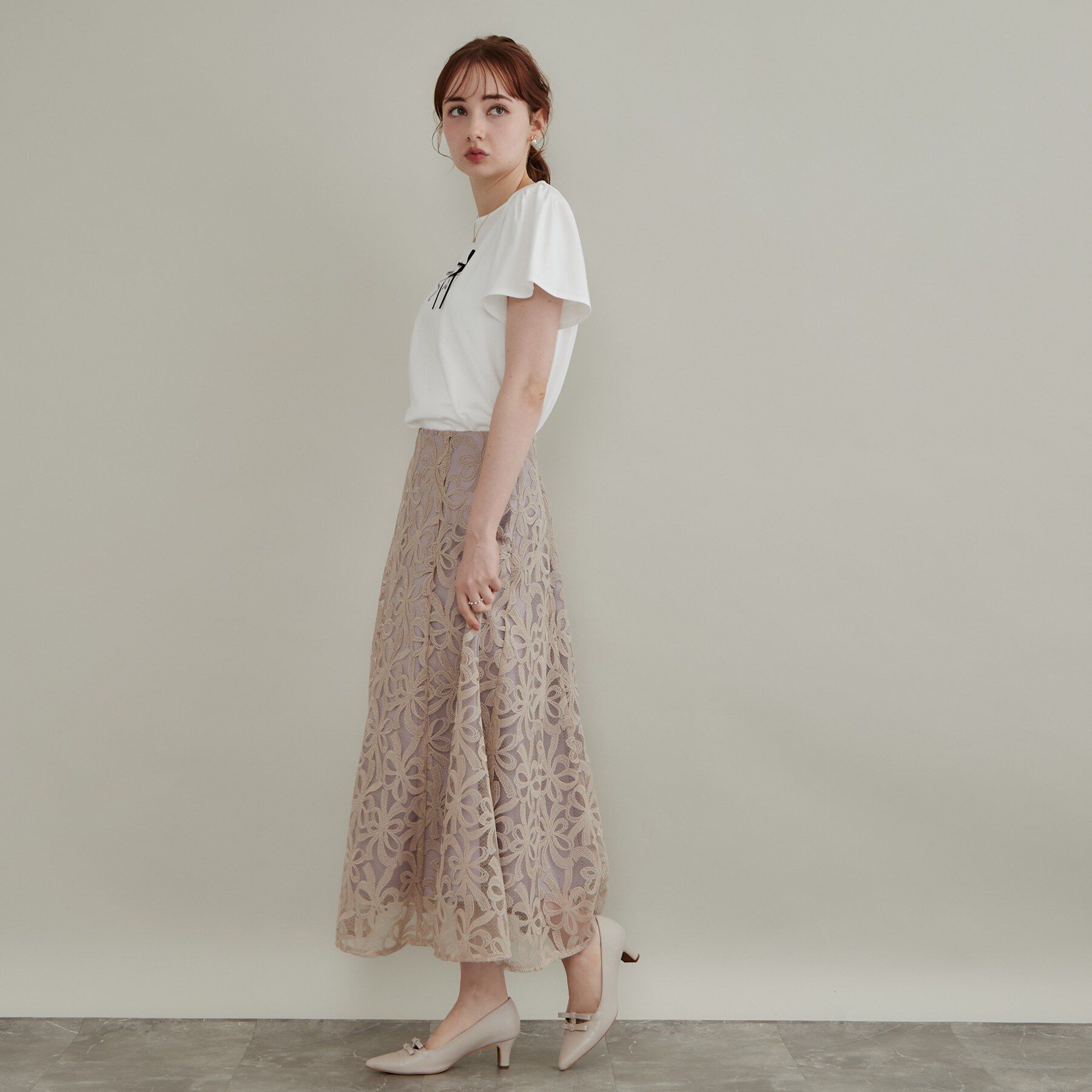 Couture broach「リボンロゴTシャツ」|Tシャツ・カットソー|