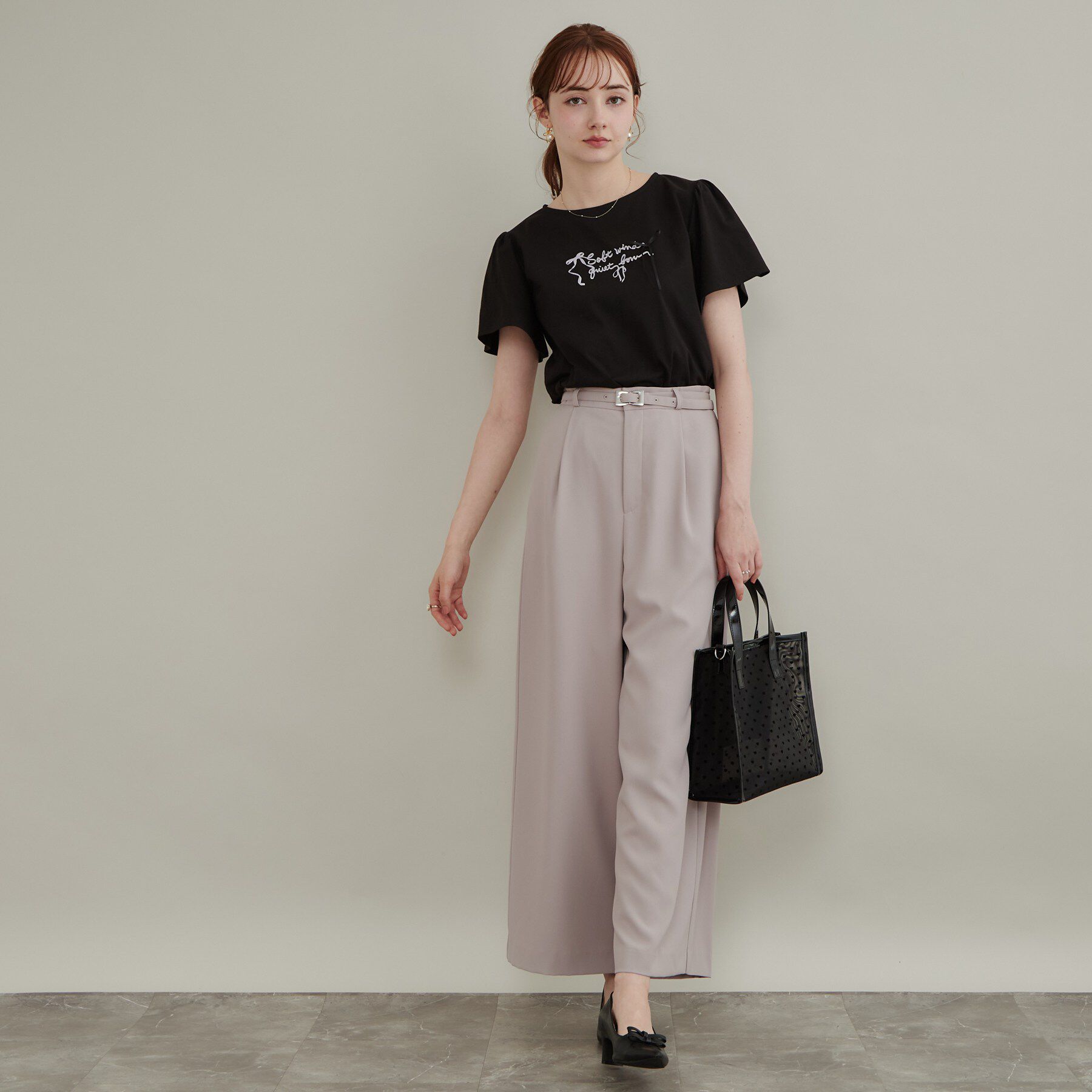 Couture broach「リボンロゴTシャツ」|Tシャツ・カットソー|