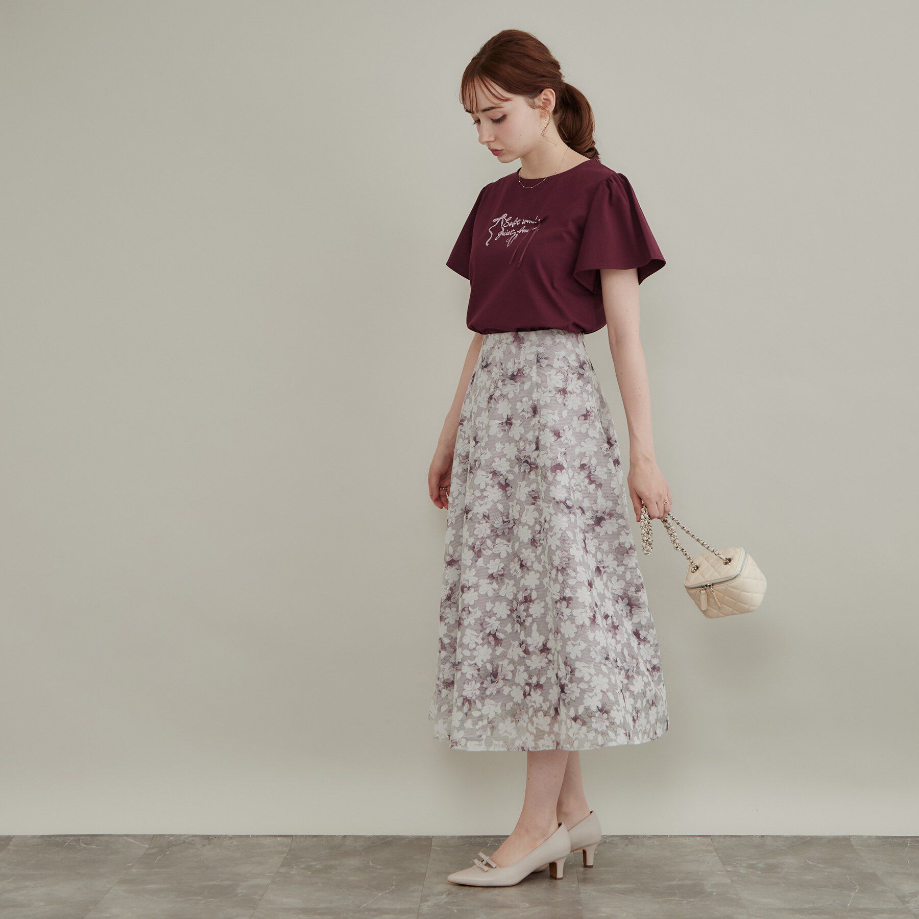 Couture broach「リボンロゴTシャツ」|Tシャツ・カットソー|