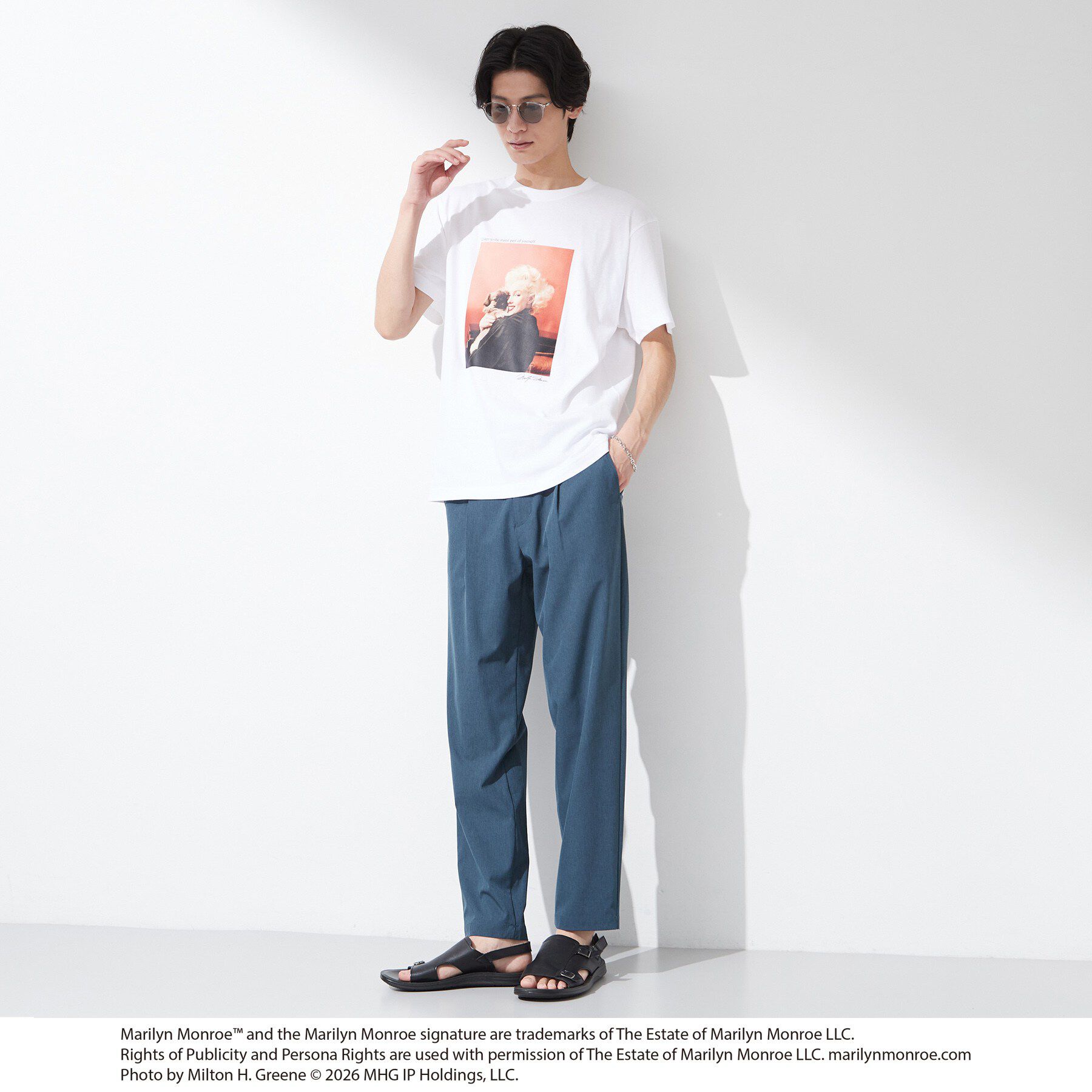 THE SHOP TK「別注マリリン・モンロー / グラフィック半袖Tシャツ」|Tシャツ・カットソー|