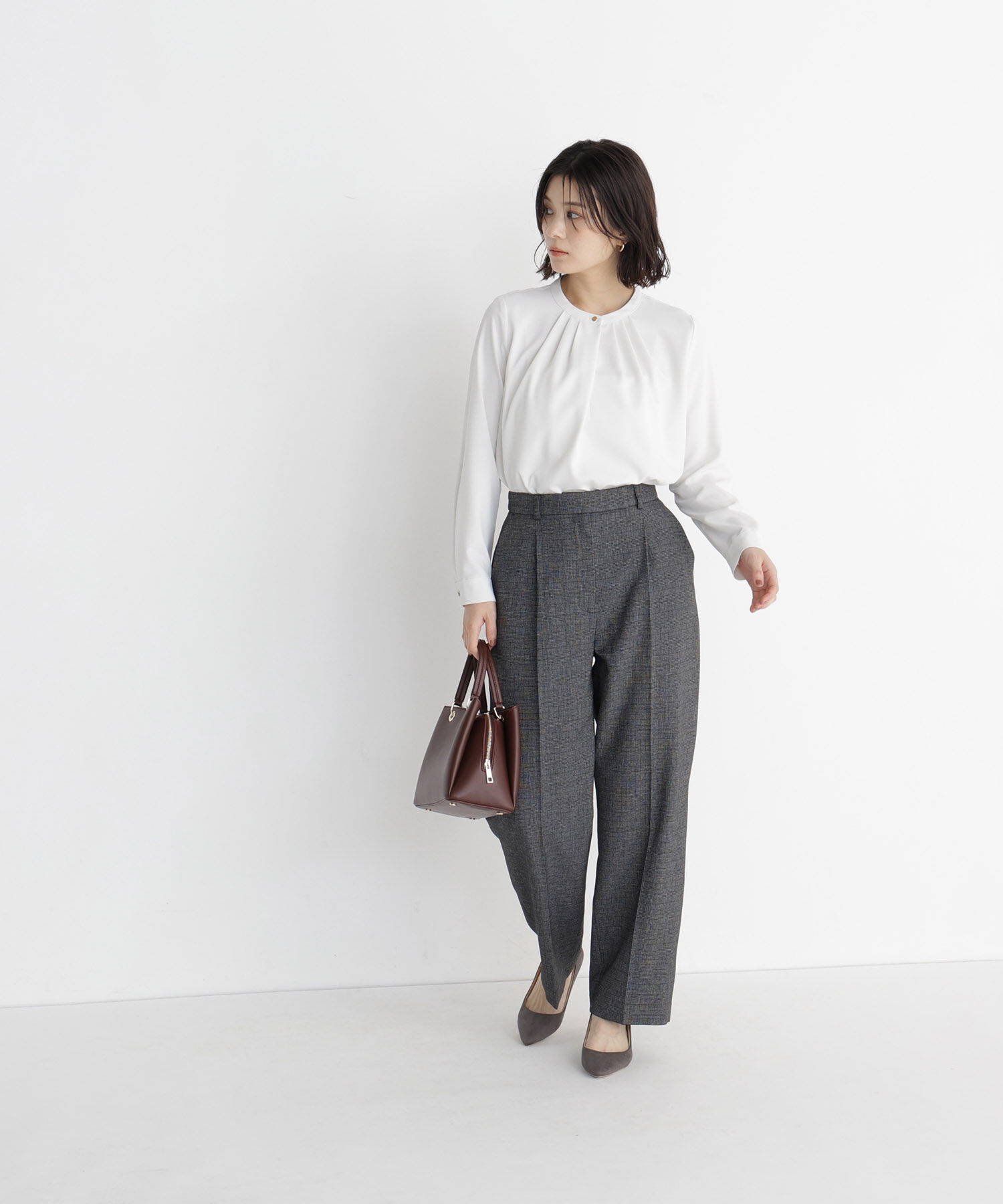  「＜CanCam10月号掲載＞ダブルブレスト SETUP ワイドパンツ」|その他|