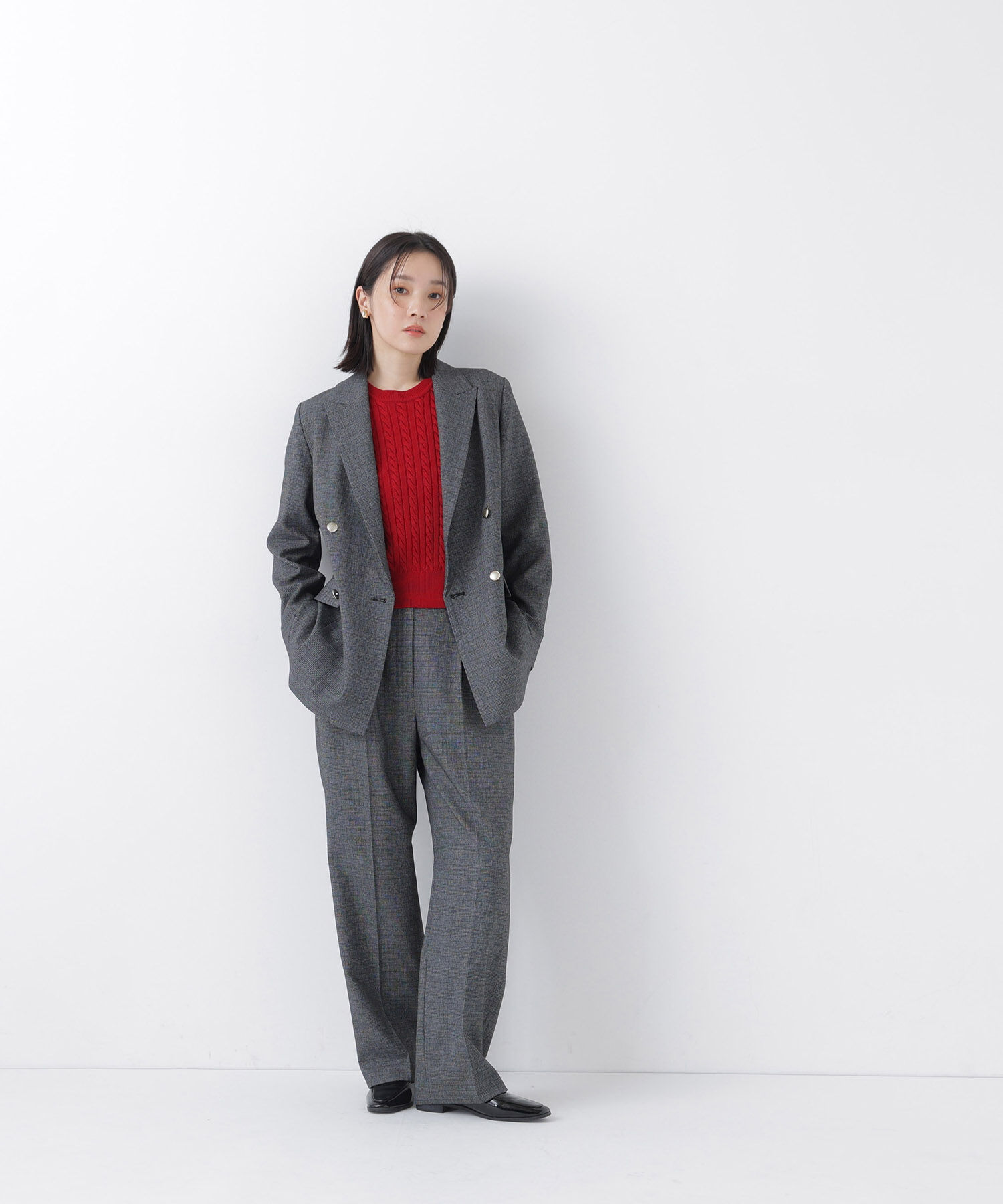  「＜CanCam10月号掲載＞ダブルブレスト SETUP ワイドパンツ」|その他|
