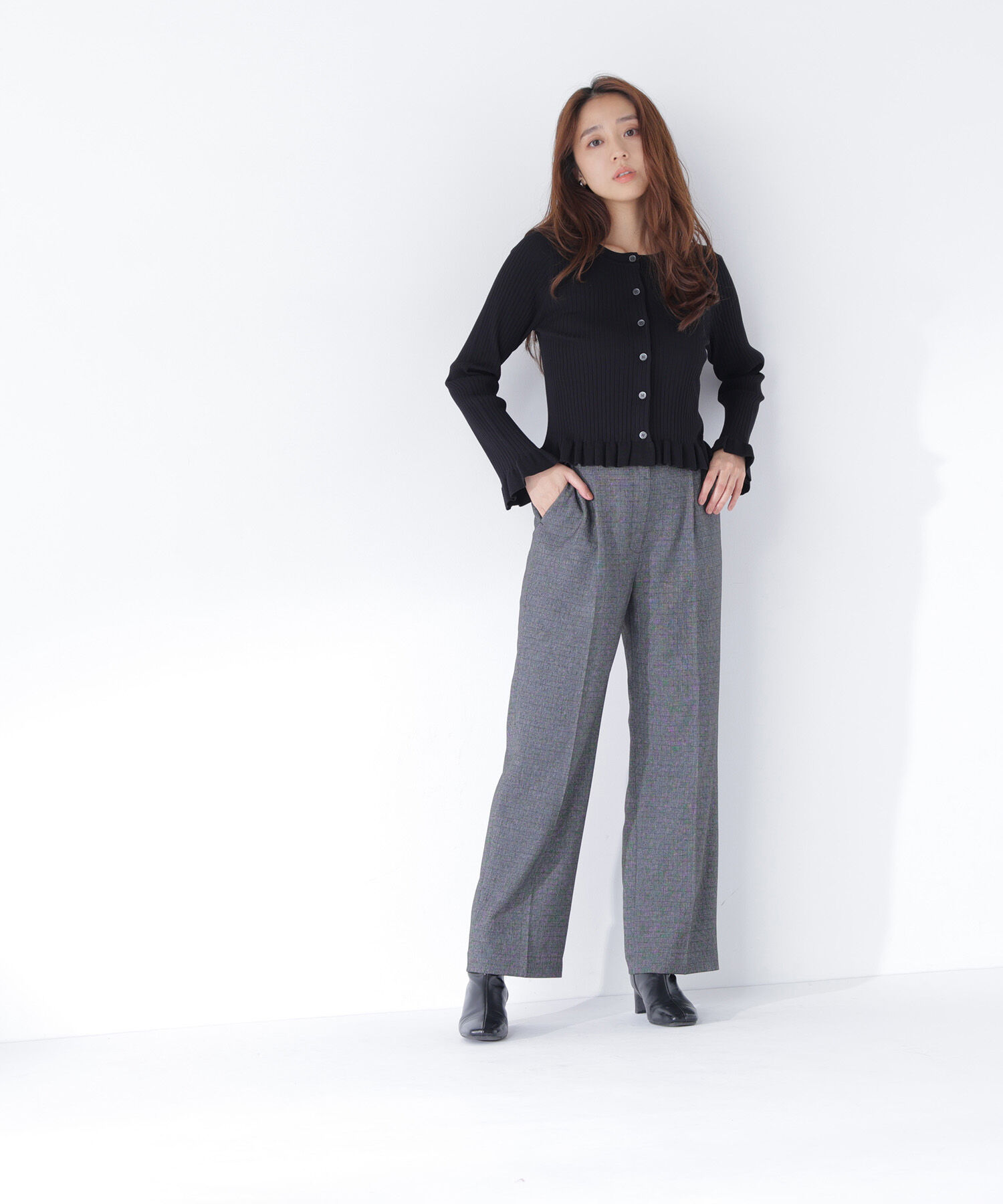  「＜CanCam10月号掲載＞ダブルブレスト SETUP ワイドパンツ」|その他|